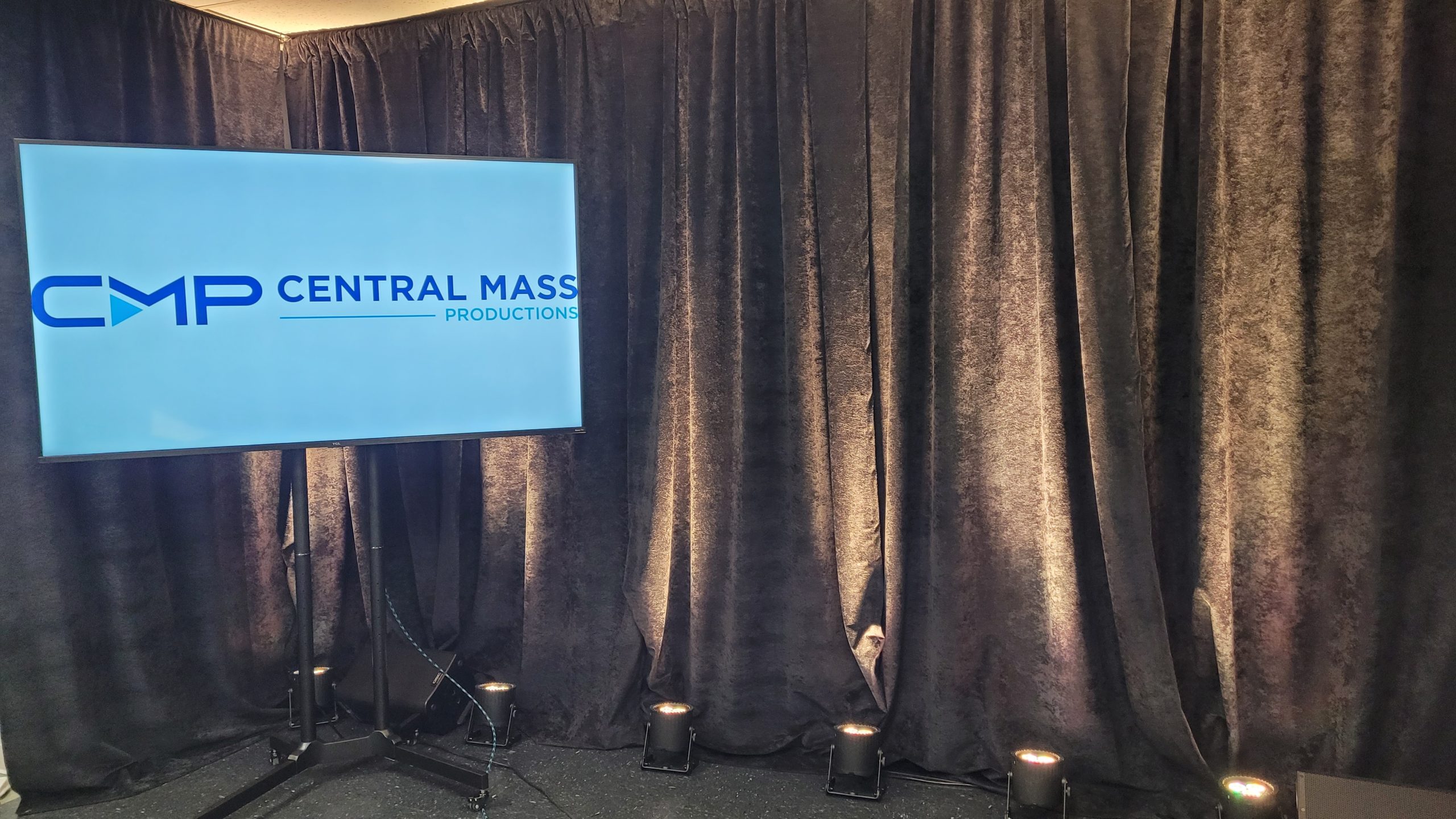 Central Mass Productions video production backdrop