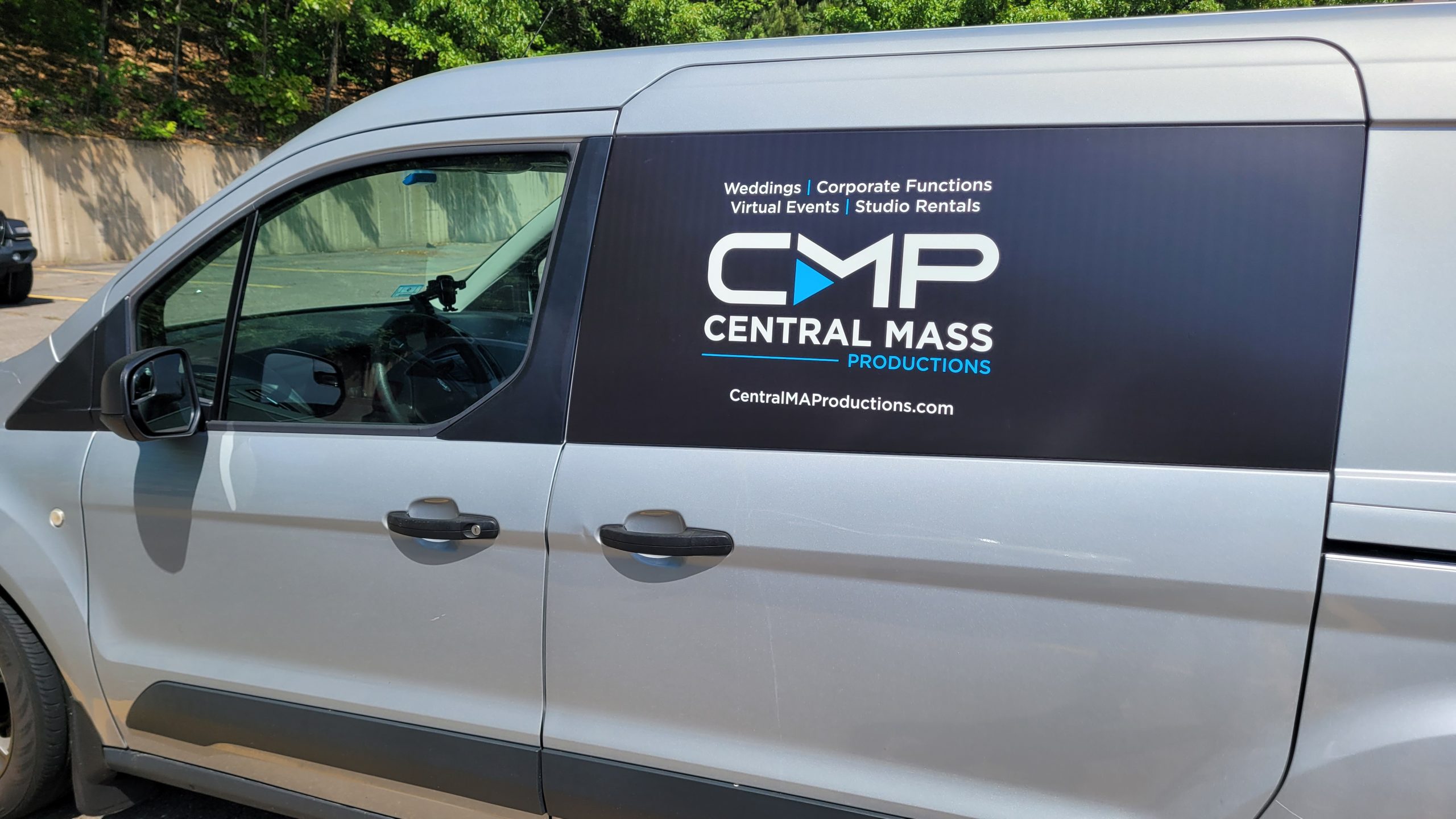 Central Mass Productions production van weddings corporate functions virtual events studio rentals