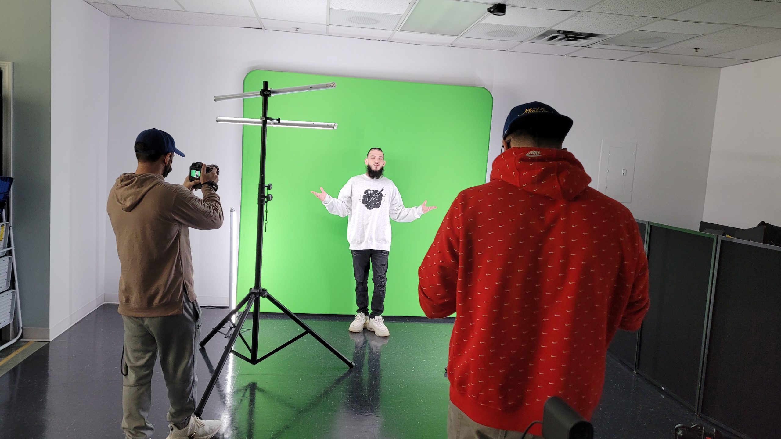 Central Mass Productions video studio green screen